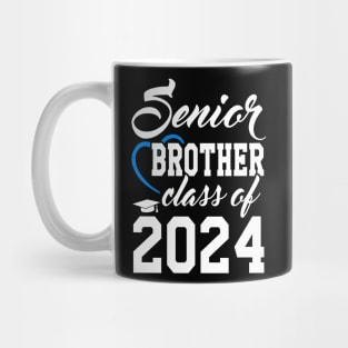 Class of 2024 Senior Gifts Funny Senior Brother Mug